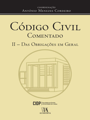 cover image of Código Civil Comentado (brochado)--II--Das Obrigações em Geral